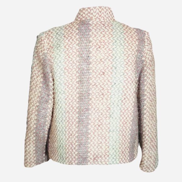 Vintage Coatree Jacket Woven Mohair Blend Union Made in USA Women's Small - Picture 2 of 9